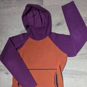 Melanzana Women's Small Micro Grid Hoodie